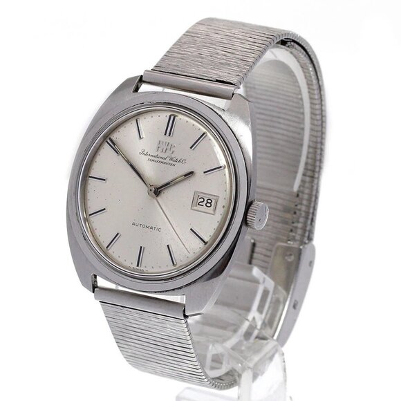 IWC SCHAFFHAUSEN Old Inter 2091988 Cal.8541B Silver Dial Automatic Men's